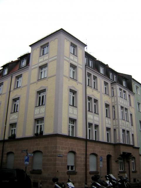 schöne Jugendstilfassade