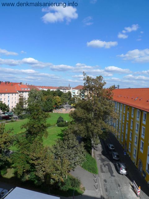 Schöner Blick auf den Park